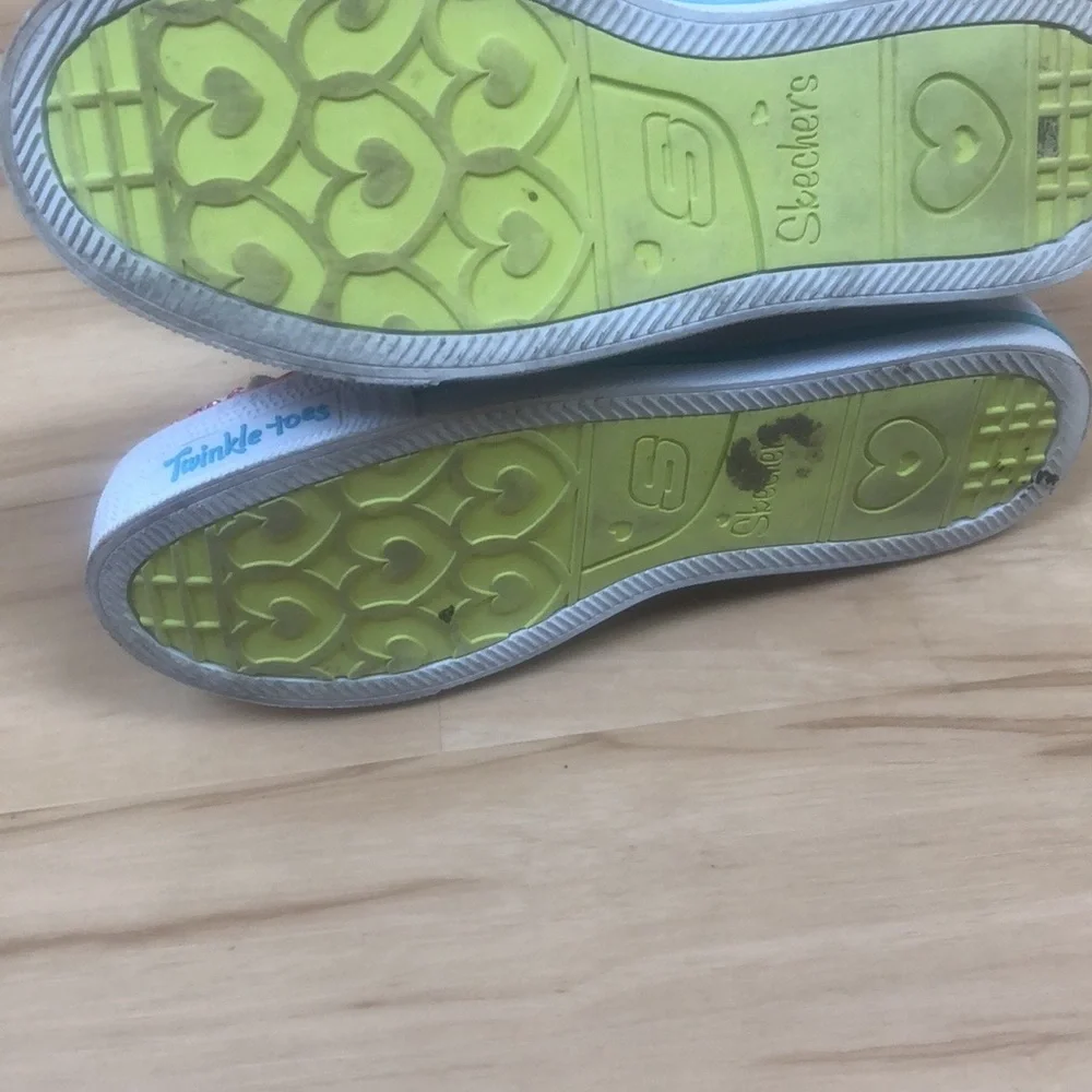 Skechers Twinkle Toes‎ Light Up Hi Top Sneakers